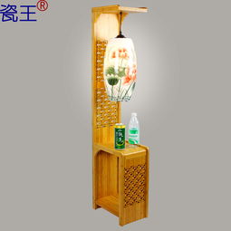 瓷王陶瓷木新古典鏤空雕花落地燈L6203 價格、圖片與品牌信息一覽