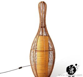 藤藝編織，光影詩篇 葫蘆型304落地燈點亮時尚中式家居